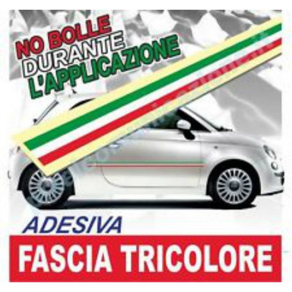 2ST Band Klebstoff dreifarbig 120X2,5 Klebestreifen Italien Flagge Italienisch