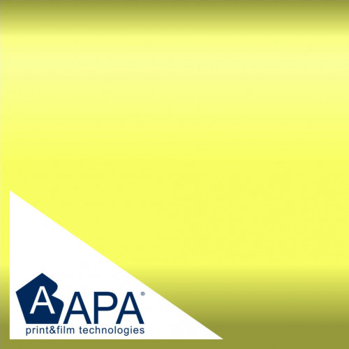 Film adhesivo amarillo flúor brillante APA made in Italy car