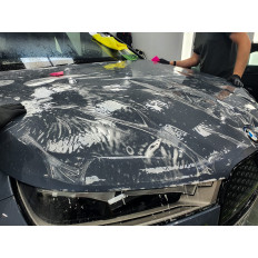 StickersLab - Folie Wrapping Carbon 5D weiß extra glänzend 50 x 200 cm +  Spachtel 3M + Cuttermesser : : Auto & Motorrad