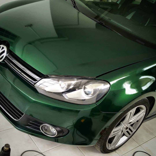 Pellicola adesiva metallizzato lucido BRITISH green per car wrapping made  in Italy