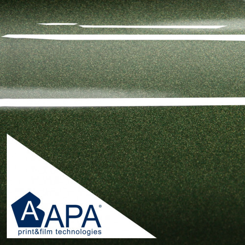 Película adhesiva metalizada brillante Meteor APA made in Italy car wrap h152