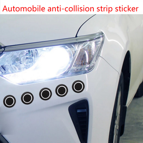 Etiqueta engomada del coche círculo protección contra colisiones de goma