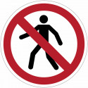 Señales de prohibición ISO 7010 "No peatones" - P004 Mejor