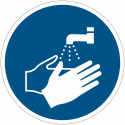 Señales obligatorias ISO 7010 "Lávate las manos" - M011 Mejor