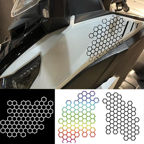 Honeycomb stickers decals for motorcycle cars in three colors