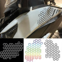 Autocolantes Honeycomb decalques para carros de moto em três