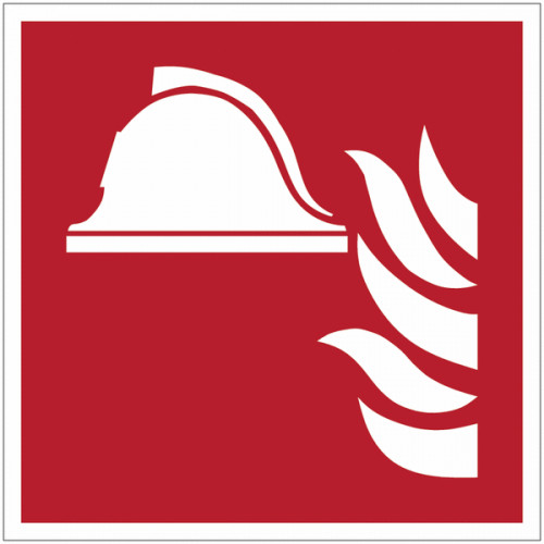Pannello adesivo antincendio ISO 7010 “Attrezzature