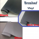 Vinylfolie gebürstetes Aluminium ohne Blasen in 3 Farben