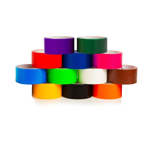 LLPT Nastro Adesivo Colorato 6 Confezioni di Colori assortiti Premium Nastro  Adesivo in Tessuto 5 cm x 9 m x 11 mil incluso Blu Rosa Giallo Verde  Arancione Rosso (DT606) : : Fai da te