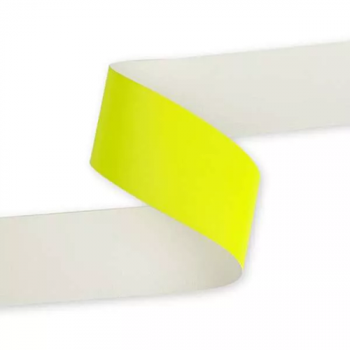 Banda termo colante (com ferro de engomar) amarelo fluorescente - 25mm x 2 MT