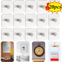 20 Adhesive Hooks for Wall Picture Hangers Without Nails Best