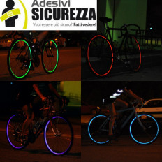 Zeayebsr 10 pezzi adesivi luminosi adesivi riflettenti passeggini vestiti nastro riflettente impermeabili sicurezza al buio zaini autoadesivi per biciclette zaini 