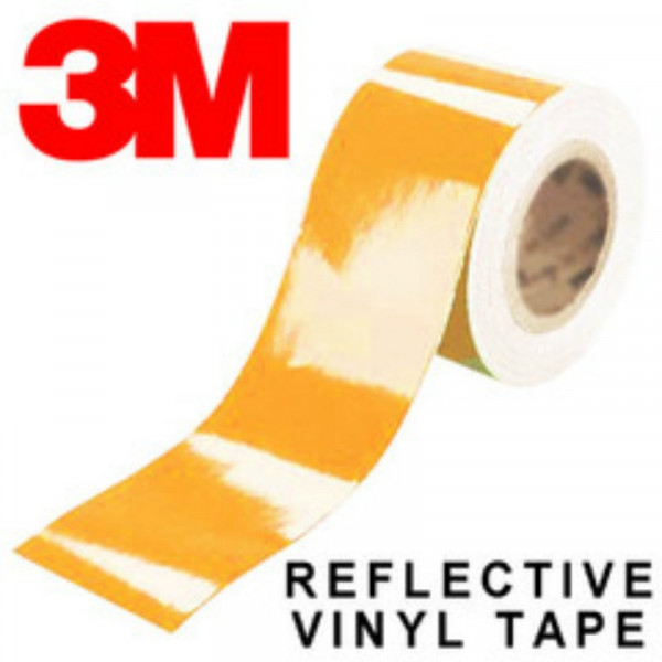 3M™ scotchlite 580 reflective vinyl tape black color 50mm x 5 Meters 