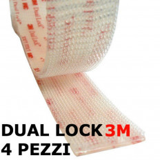 Rollo en velcro adhesivo negro Dual Lock™ de la marca 3M™, serie SJ