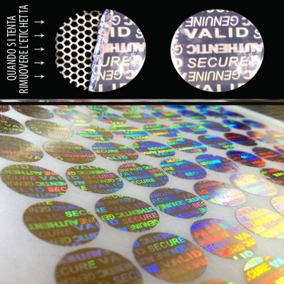 Hologramm Warranty Void Aufkleber Manipulationssicher Etikett Sicherheits Siegel 