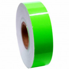 TRU CDT-70F Cinta adhesiva fluorescente de rendimiento superior con un  adhesivo de caucho natural/resina sintética. 60 yardas (verde fluorescente,  1