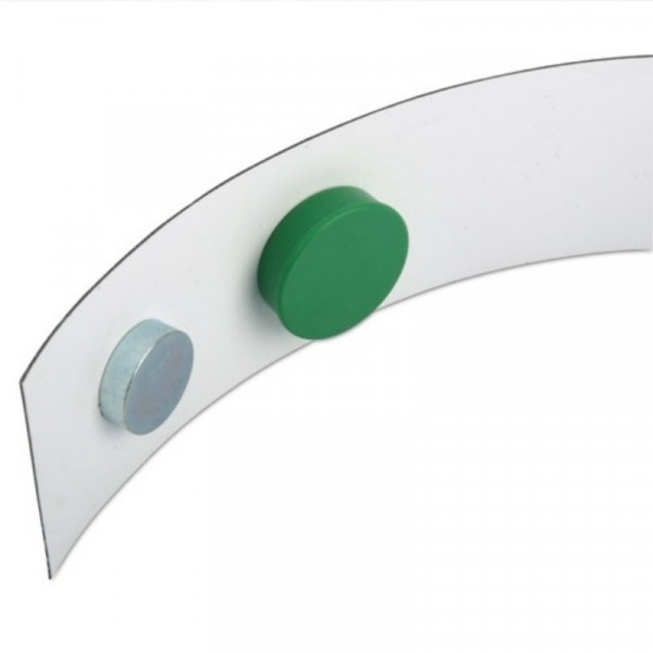 Bande magnétique autocollante blanche avec aimant – 100x5cm