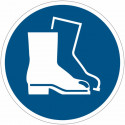 Pictograma adhesivo ISO 7010 - Zapatos de seguridad