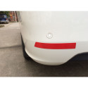 4 car bumper safety reflective adhesive strips - 20cm x 3 cm