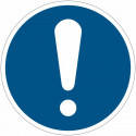 Panneaux autocollants ISO 7010 - obligation générale M001 Vente