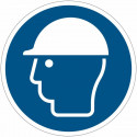 ISO 7010 Verpflichtung Schild " obligatorisch Schutz Helm"-M014