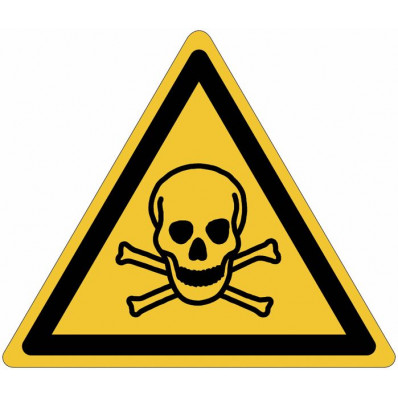 ISO 7010 General Warning Sign "Toxic Materials" - W016 Best