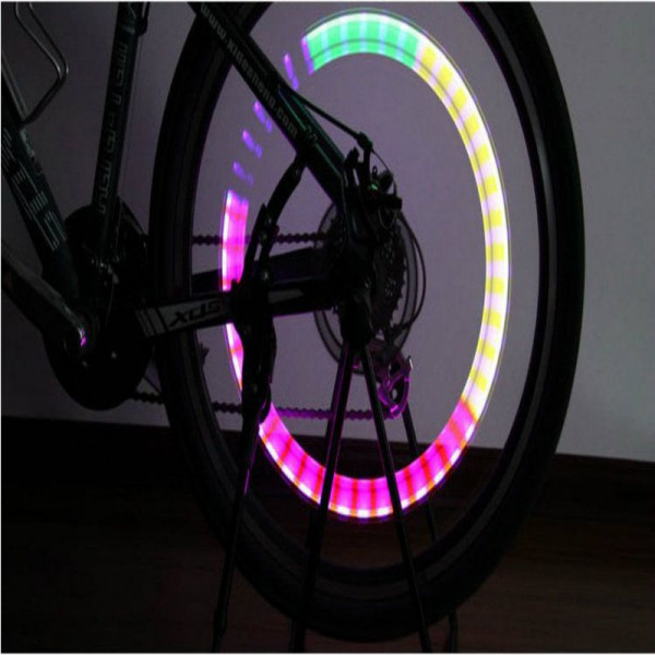 2 Tappi Copri Valvola con LED multicolor per Ruota Bici Auto Moto Shop  Online