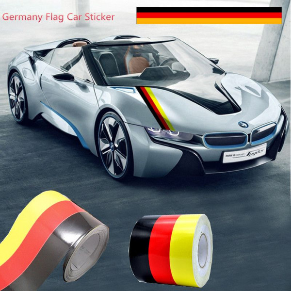 Fascia adesiva lucida bandiera Tedesca per carrozzeria auto - 15cm Shop  Online