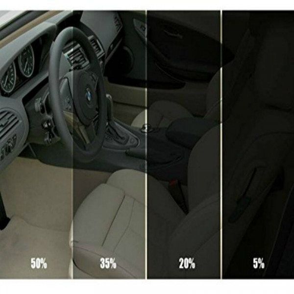 Pellicola oscurante antigraffio per vetri auto VLT 5% - 50cm x 300cm