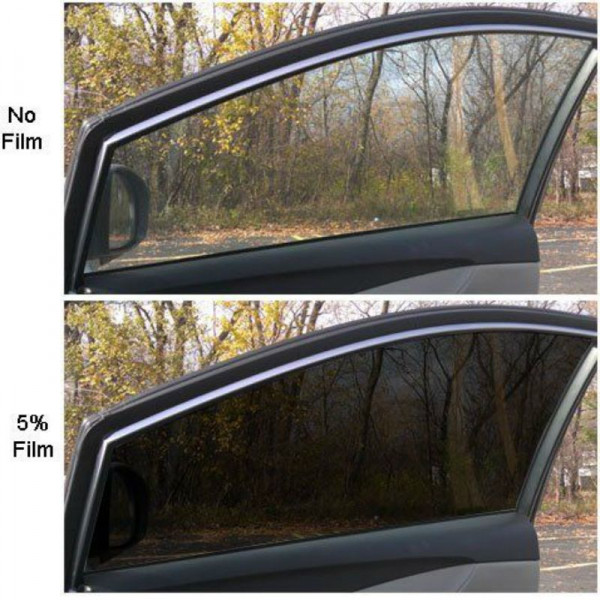 Pellicola oscurante antigraffio per vetri auto VLT 5% - 50cm x 300cm
