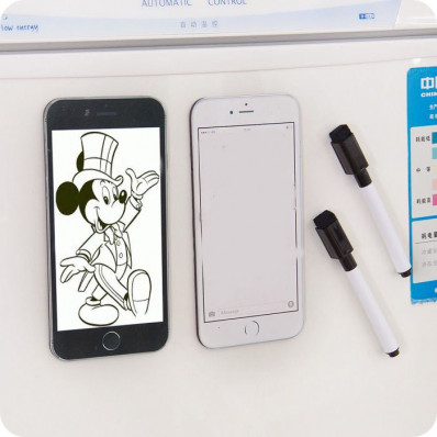 Magnete Iphone 6 Plus da frigo con sfondo bianco scrivibile con