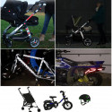13 High visibility Reflective Adhesive Strips for strollers