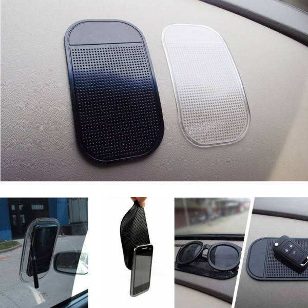 porta celular para auto soporte coche carro montar celu silicona  antideslizante