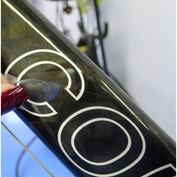 Barniz lámina de protección 15cmx100cm coche moto bicicleta transparente autoadhesivo 