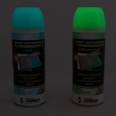 Spray Antiscivolo Fosforescente Antinfortunistica Professionale