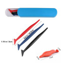 Car wrapping application kit (Blue 3M spatula - Cutter - Magnets)