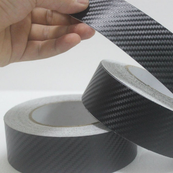 Pellicola car wrapping in carbonio 3D a strisce da 25 o 50mm x 5 Metri Shop  Online