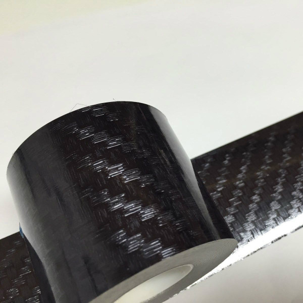 Film adhésif Luxyline 3D carbone 50cm noir brillant