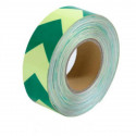 50mm luminescent signaling tape with green chevron Best Price