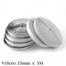Velcro Adesivo Dupla Face 1 metro x 25 mm - VESCOMM - FERRAGENS E