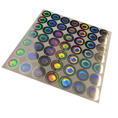Holographic Adhesive anti-tampering labels - 100 pieces Shop
