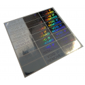100 etiquetas adesivas selos de holograma de segurança e