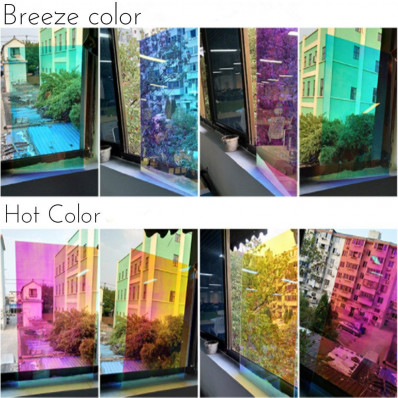Eco-Friendly Rainbow Dichroic PET Iridescent Decorative Film China  Manufacturer