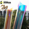 Dichroic dichroic transparent adhesive film rainbow for windows