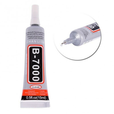 B-7000 25 / 110ml Industrial Glue Multi-Purpose Resin High Performance Semi Transparent Transparent Adhesive with Precision Tips 50ml - Smartphone & N