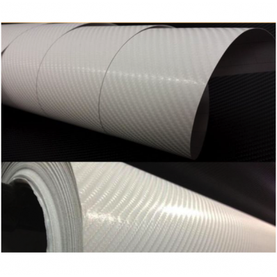Papier autocollant en vinyle à effet carbone en plusieurs tailles