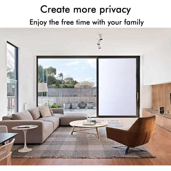 Pellicola Vetro finestra stile decorativo privacy opacizzante sostituisce  le tende