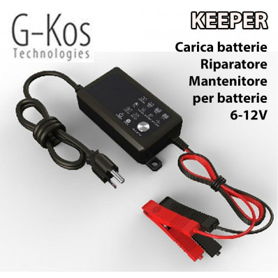 Keeper ist der intelligente Verwalter für 6V- und 12V-Bleibatterien.