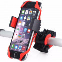 Elastic silicone cell phone holder for bicycle / motorcycle