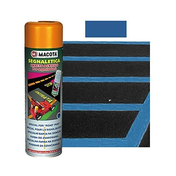 Spray vernice smaltata per targhe rinnova manutenzione veicolo in  blu/bianco Colore - Bianco